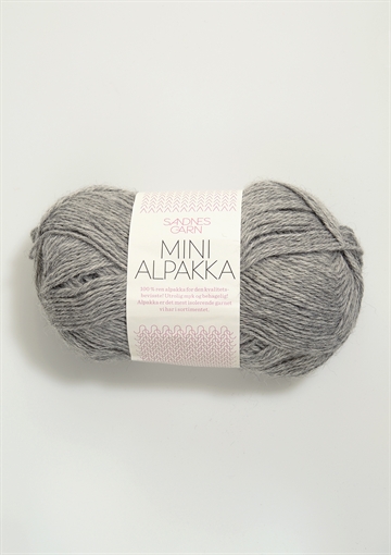 Sandnes Mini Alpakka fv. 1042 lys grå